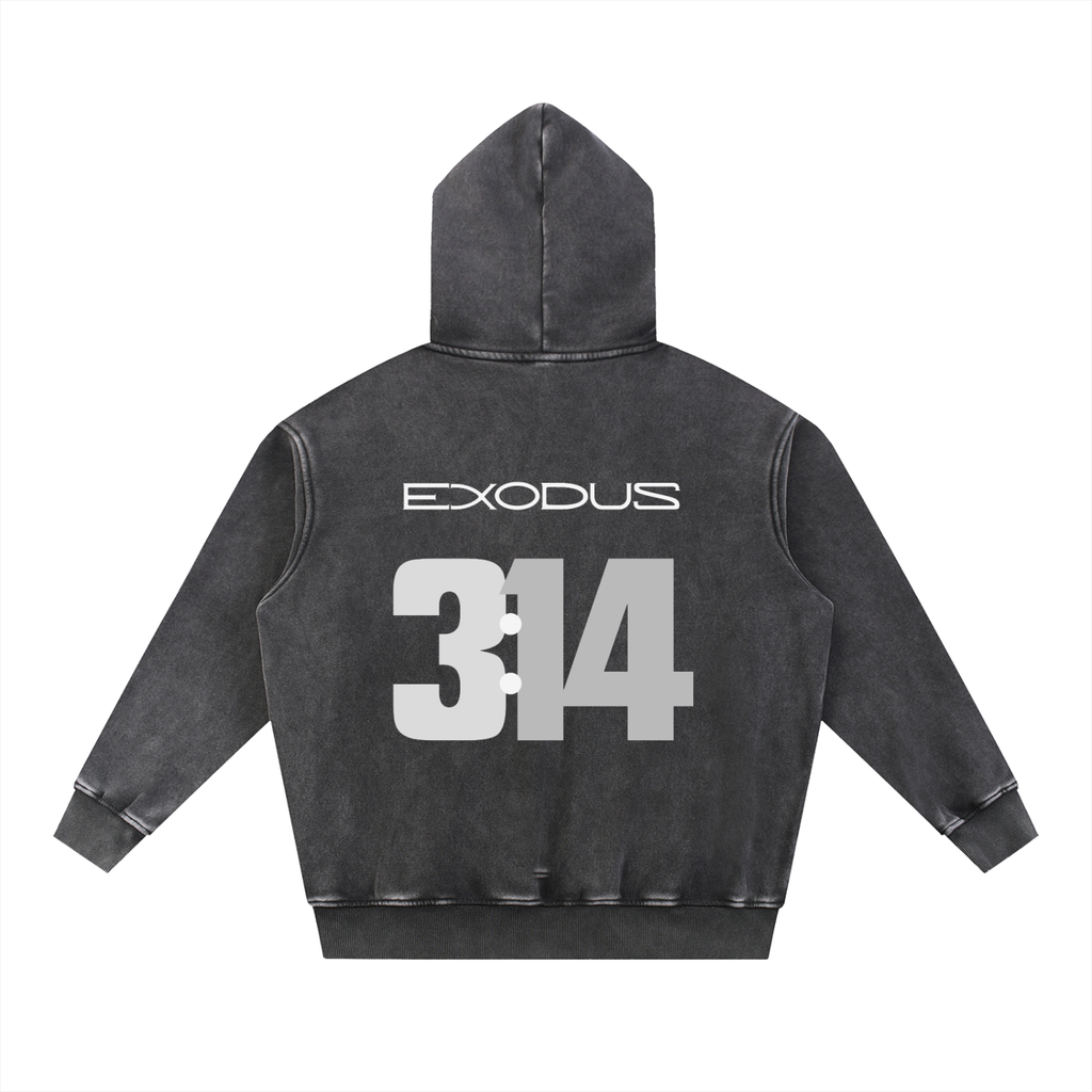 YHWH Co. EXO314 Dark Oversized Hoodie
