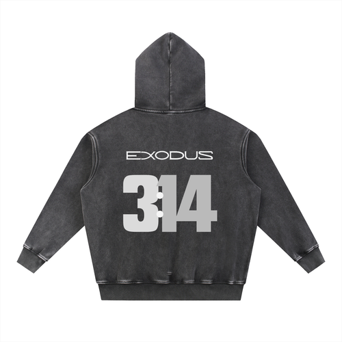 YHWH Co. EXO314 Dark Oversized Hoodie